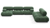 Bellini Large Sectional - Evergreen Brushed Weave - Image 1