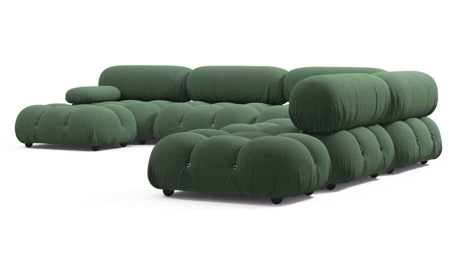 Bellini stor sektionssengEvergreen Brushed Weave