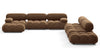 Bellini Large Sectional - Mocha Velvet - Image 1