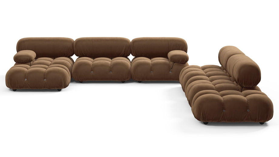 Bellini stor sektionssengMocha Velvet