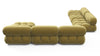 Bellini Large Sectional - Olive Gold Velvet - Image 4