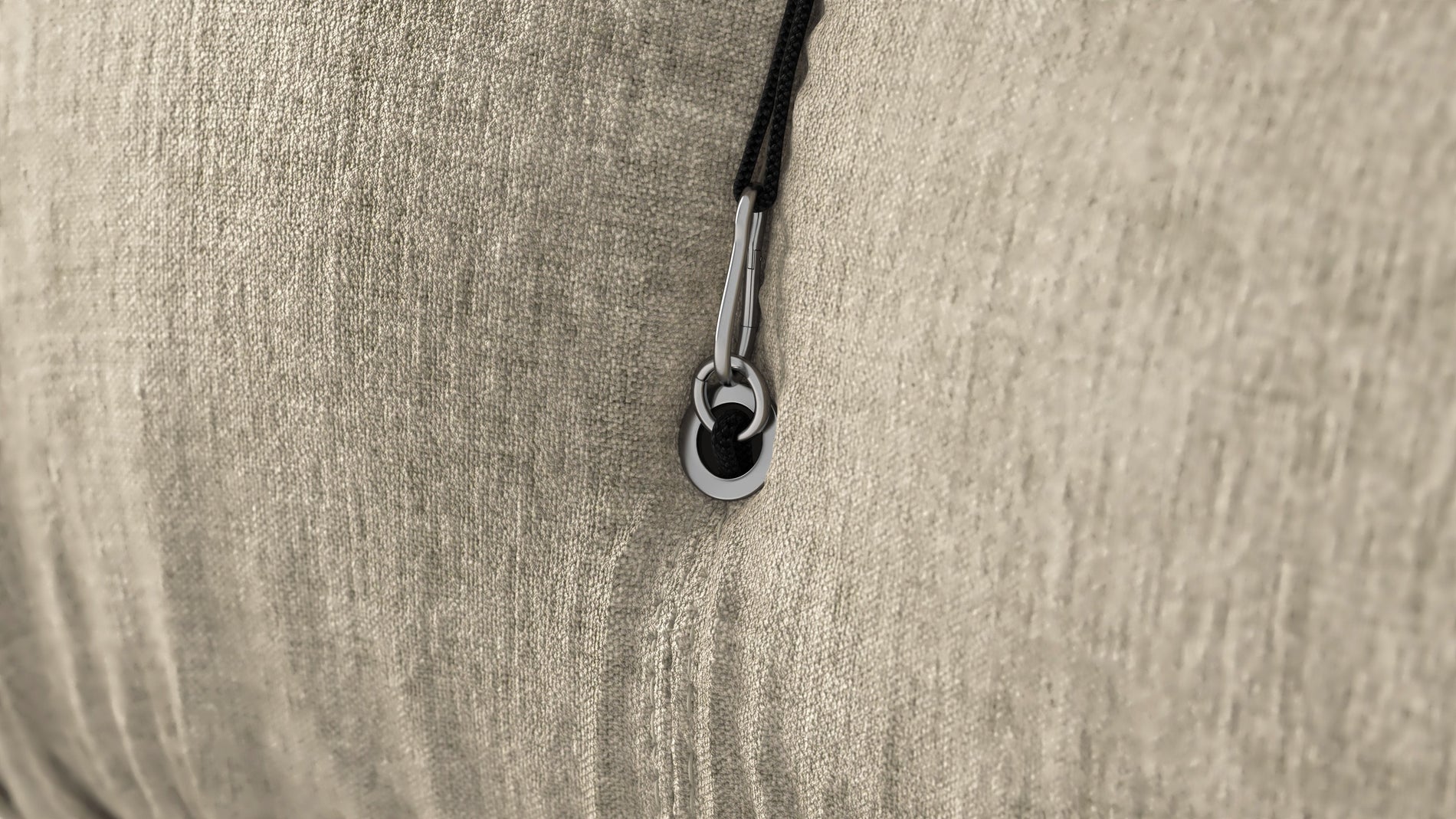 Bellini SectionalBeige Grey Chenille