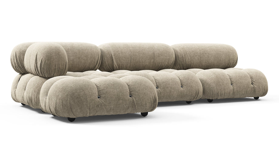 Bellini, il componibileBeige Gray Chenille