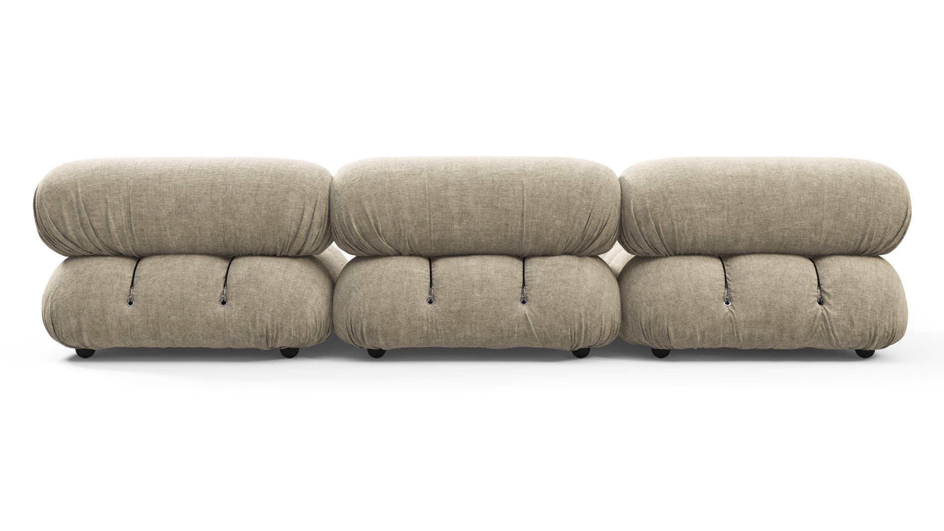 Bellini SectionalBeige Grey Chenille