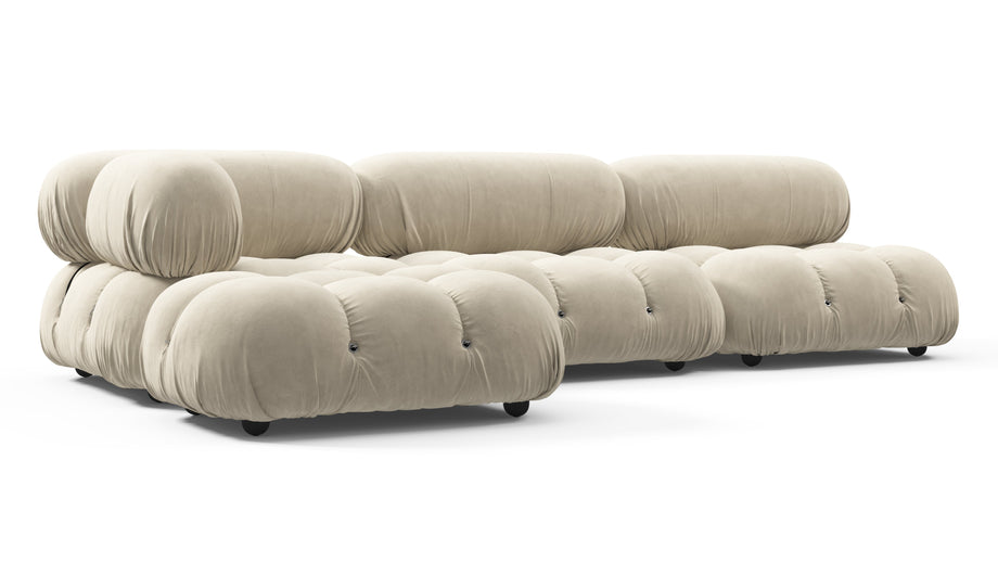 Bellini, il componibileEggshell Vegan Suede