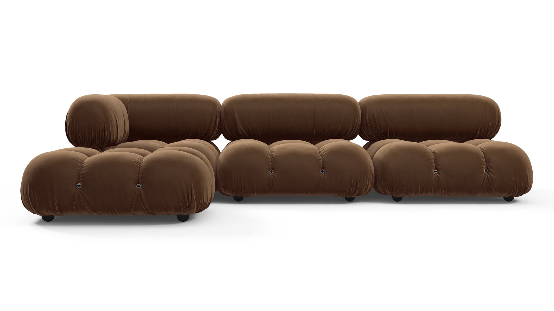 Bellini SectionalMokka Velvet