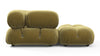 Bellini Sectional - Olive Gold Velvet - Image 4