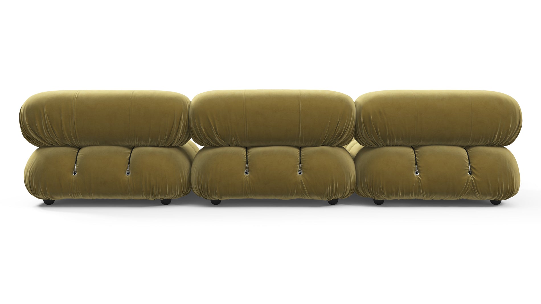 Bellini SectionalOliven Gold Samt