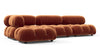 Bellini Sectional - Spice Velvet - Image 2