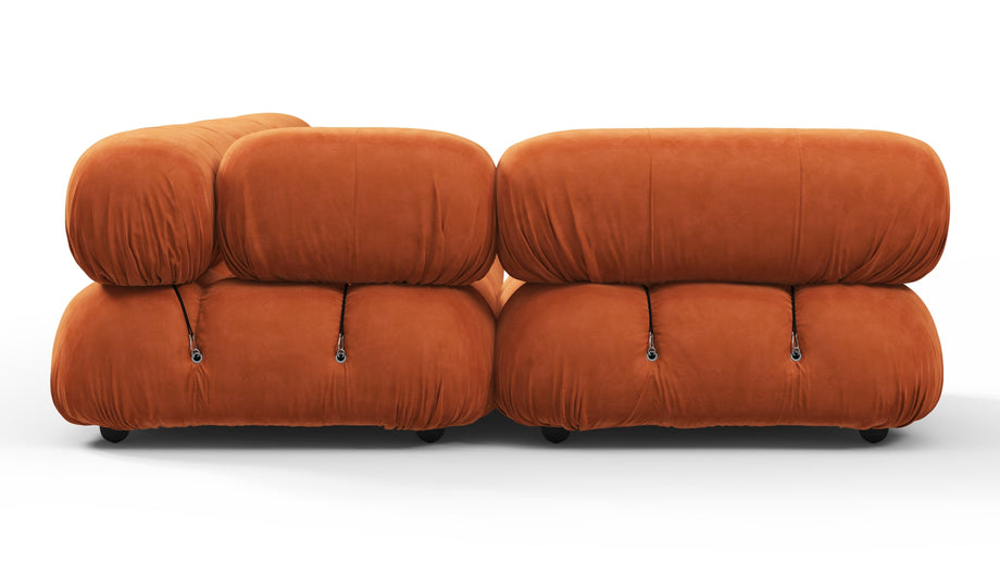 Bellini SectionalApricot Velvet