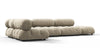 Bellini Sectional - Beige Gray Chenille - Image 2