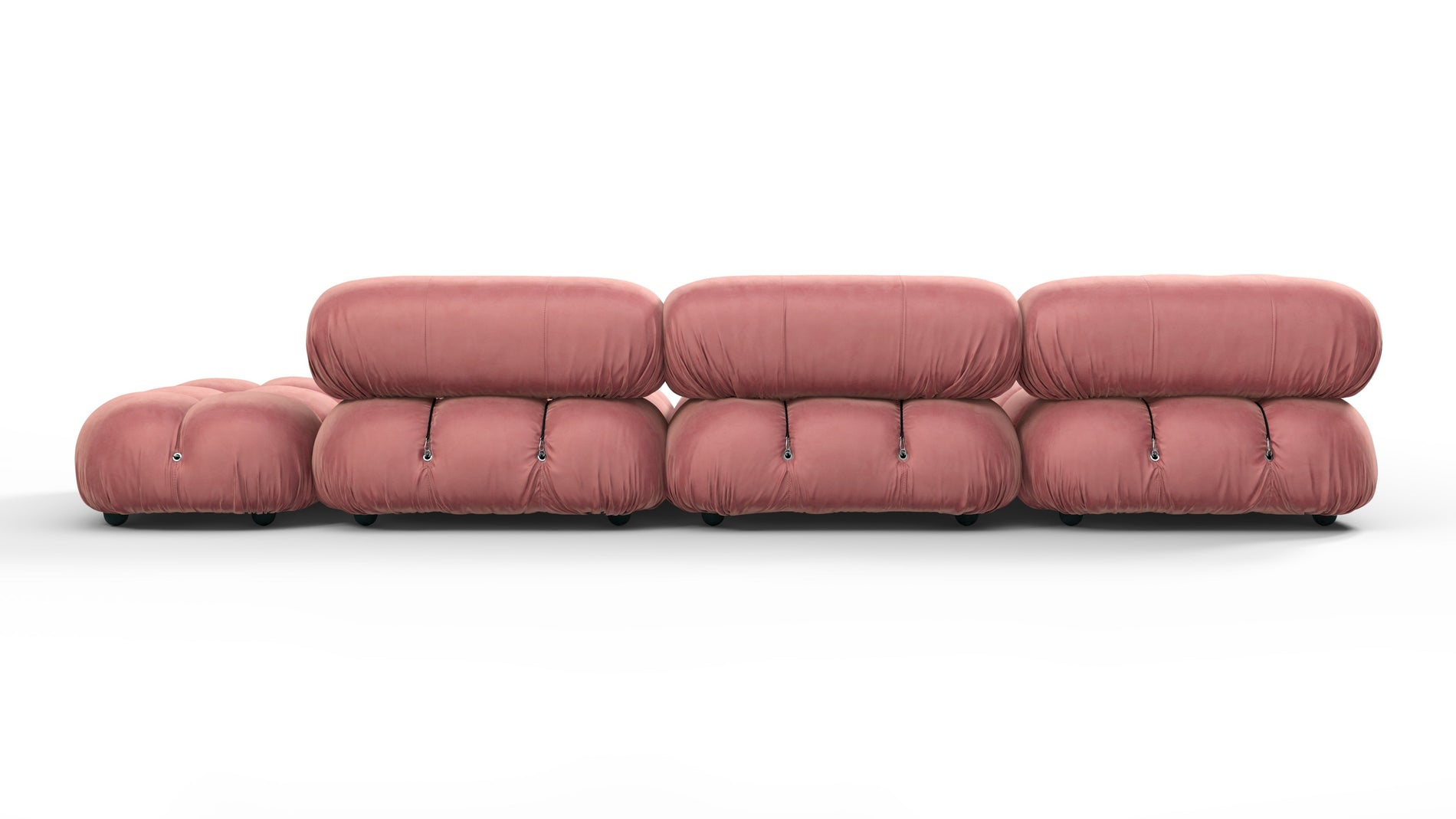 Bellini SectionalBlush Pink Velvet