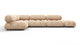 Bellini Sectional - Ecru Velvet - Image 1