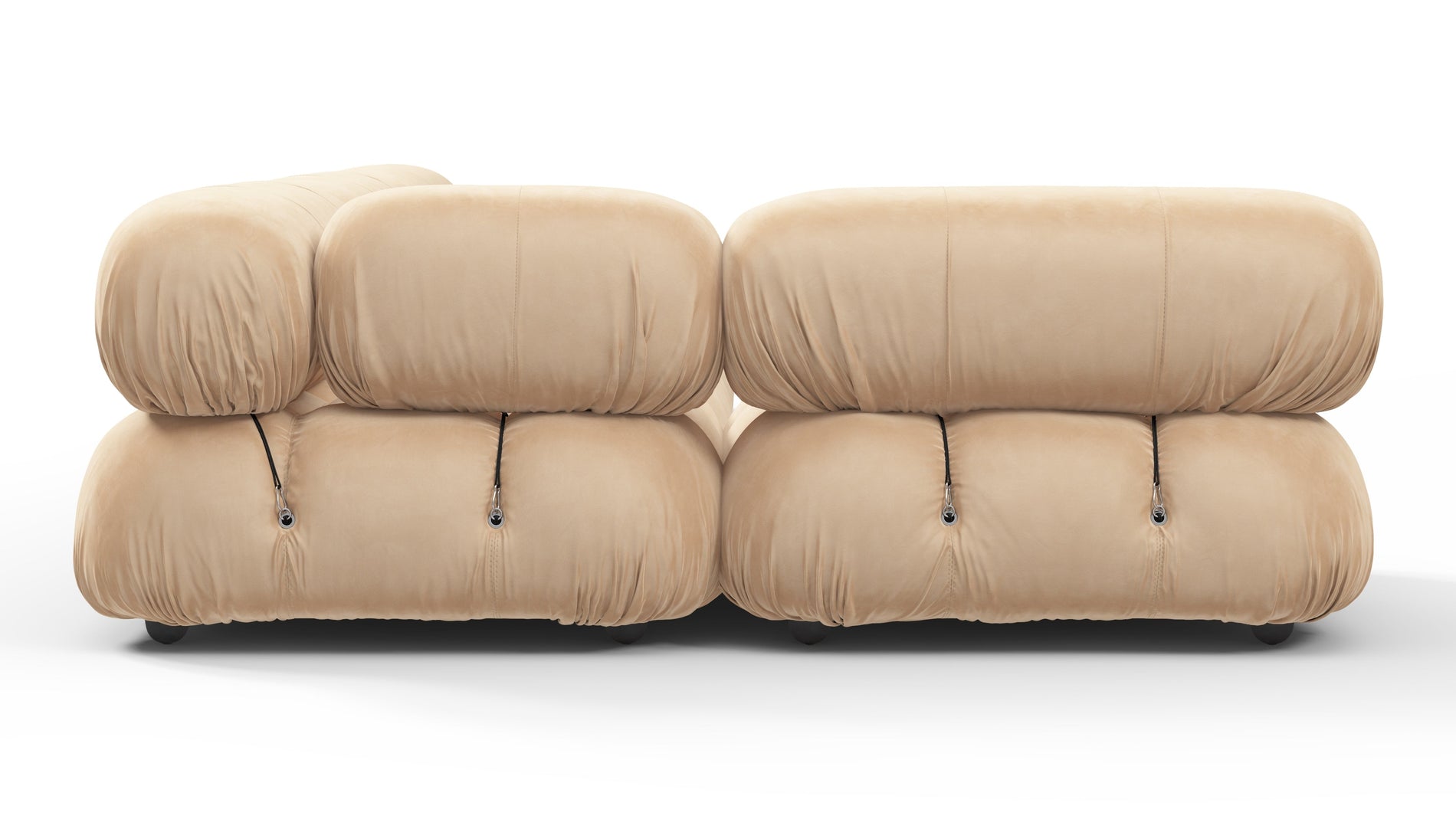 Bellini SectionalEcru Velvet