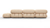 Bellini Sectional - Ecru Velvet - Image 5