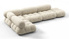 Bellini Sectional - Eggshell Vegan Suede - Image 3