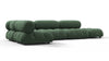 Bellini Sectional - Evergreen Brushed Weave - Image 2