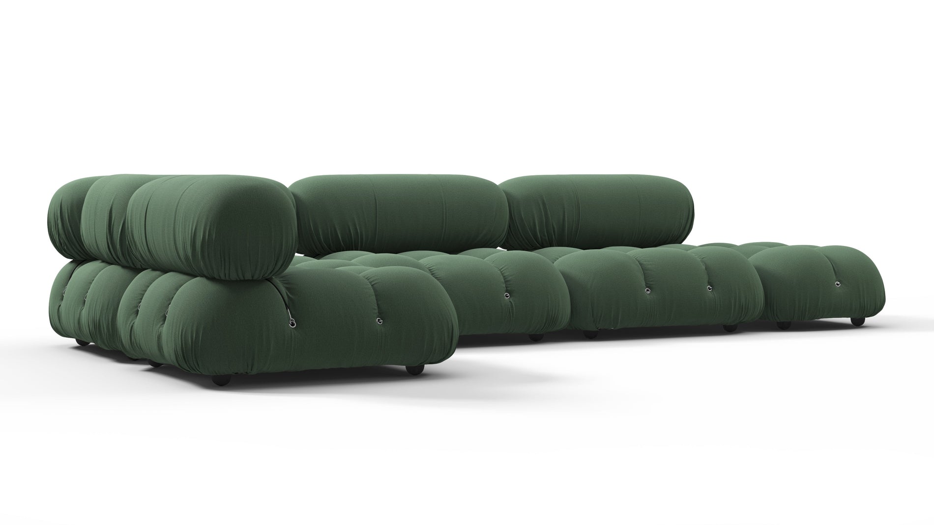 Bellini SectionalEvergreen Brushed Weave