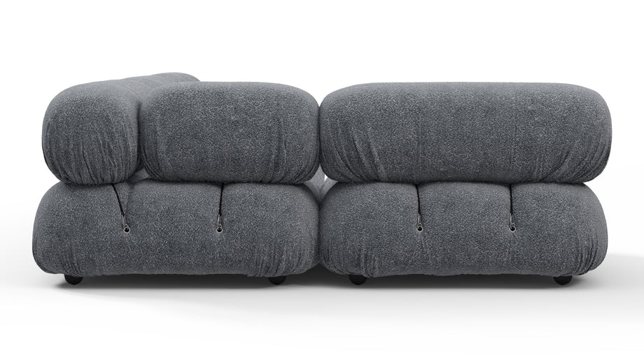 Bellini SectionalGray Boucle