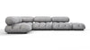 Bellini Sectional - Light Gray Velvet - Image 1