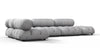 Bellini Sectional - Light Gray Velvet - Image 2