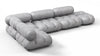 Bellini Sectional - Light Gray Velvet - Image 3