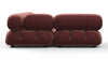 Bellini Sectional - Maroon Velvet - Image 4