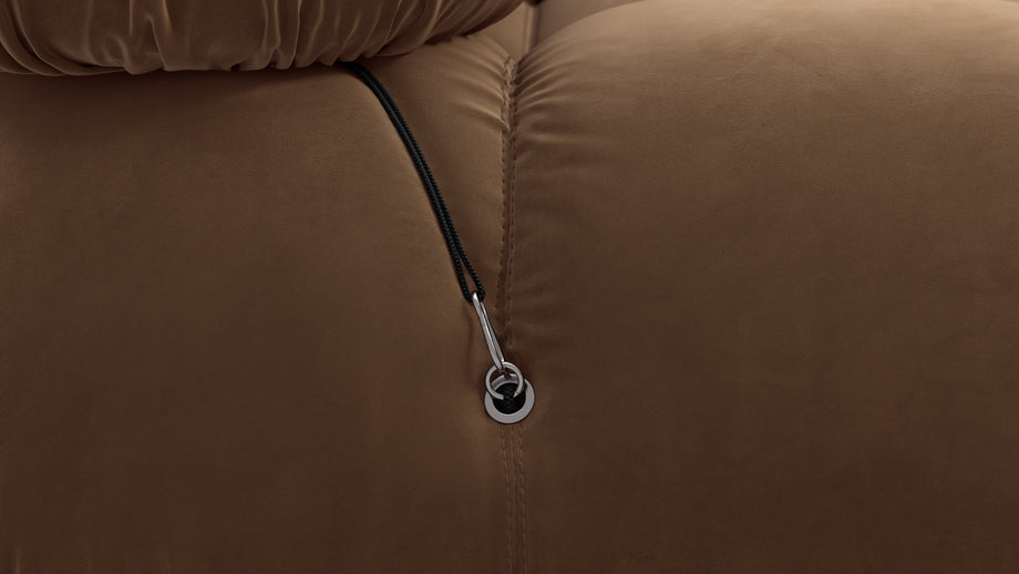 Bellini SectionalMocha Velvet
