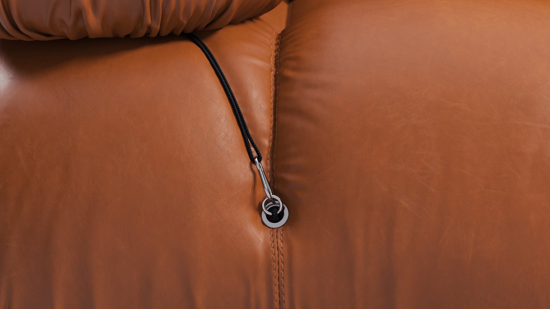 Bellini SectionalTan Premium Leather