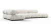 Bellini Sectional - White Boucle - Image 2