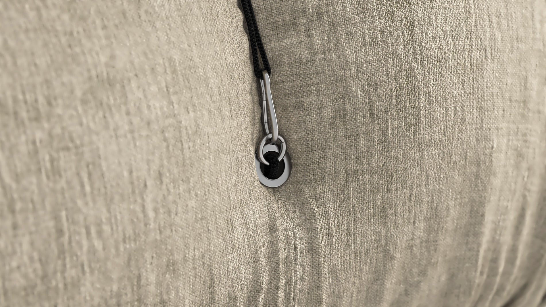 Bellini SectionalBeige Grey Chenille