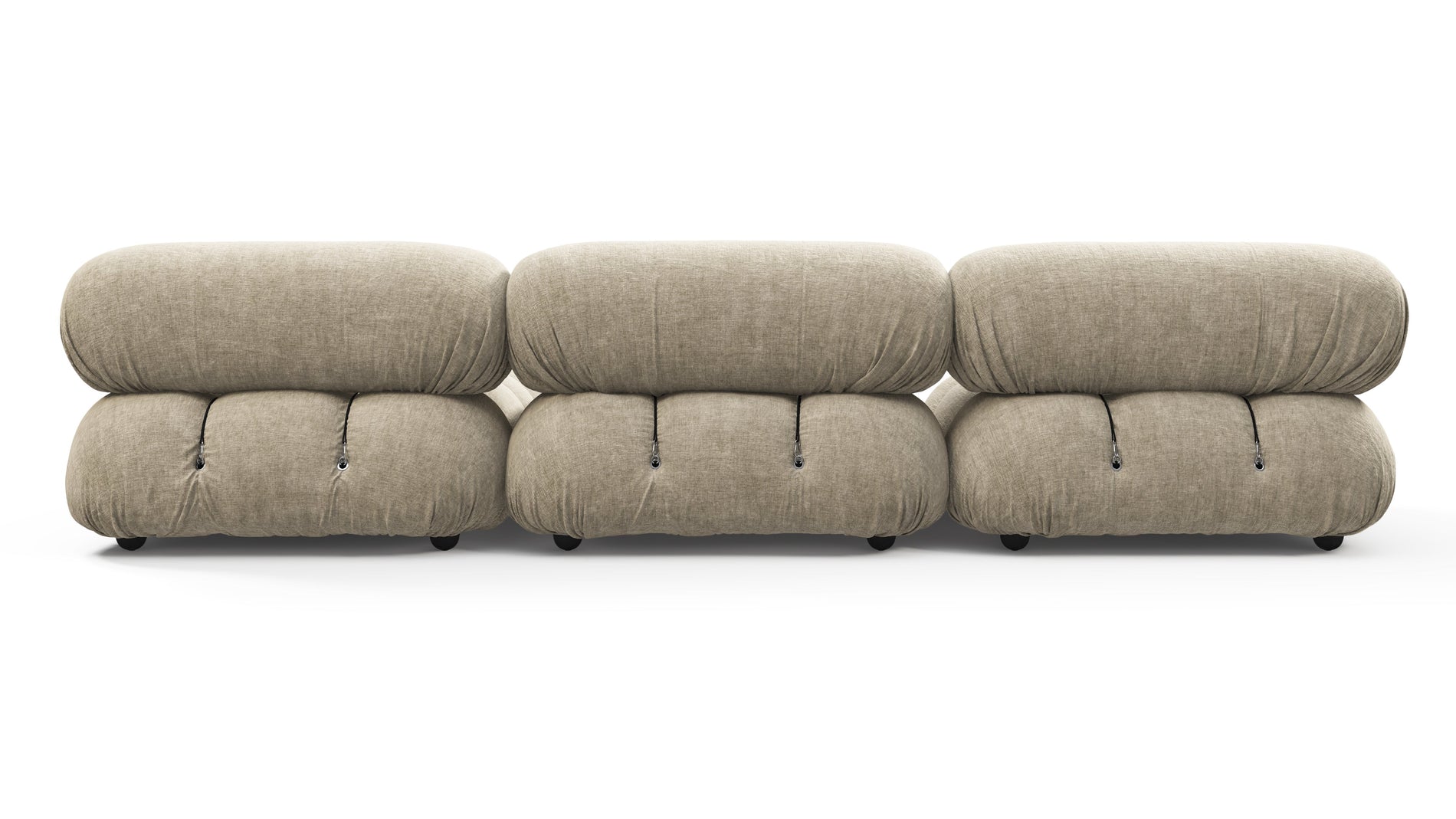 Bellini SectionalBeige Grey Chenille