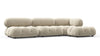 Bellini Sectional - Eggshell Vegan Suede - Image 2