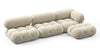 Bellini Sectional - Eggshell Vegan Suede - Image 3