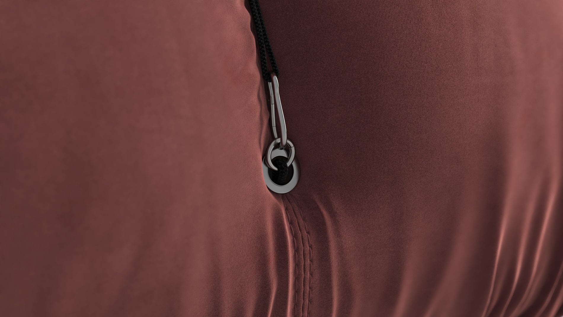 Bellini SectionalMaroon Velvet