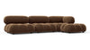 Bellini Sectional - Mocha Velvet - Image 2