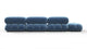 Bellini Sectional - Aegean Blue Velvet - Image 5