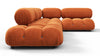 Bellini Sectional - Apricot Velvet - Image 4