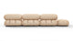 Bellini Sectional - Ecru Velvet - Image 5