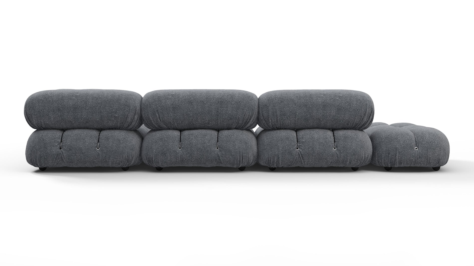 Bellini SectionalGray Boucle
