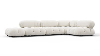 Bellini Sectional - White Boucle - Image 2