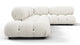 Bellini Sectional - White Boucle - Image 4