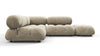 Bellini Sectional - Beige Gray Chenille - Image 1