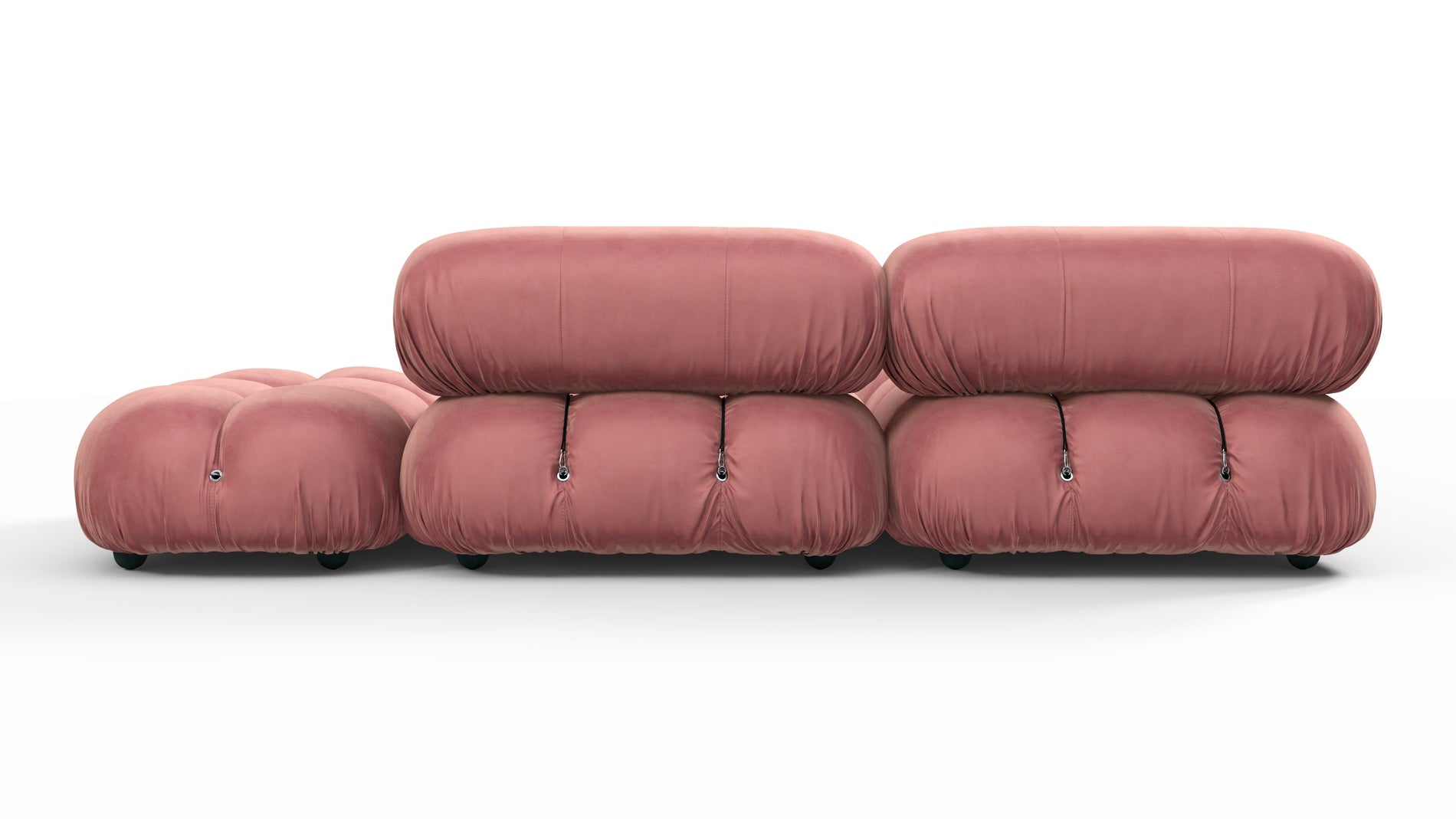 Bellini SectionalRouge Pink Samt