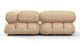 Bellini Sectional - Ecru Velvet - Image 4