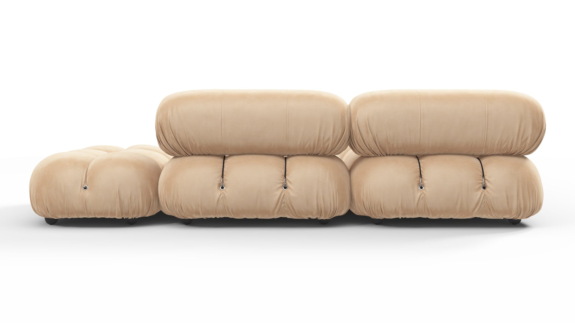 Bellini SectionalEcru Velvet