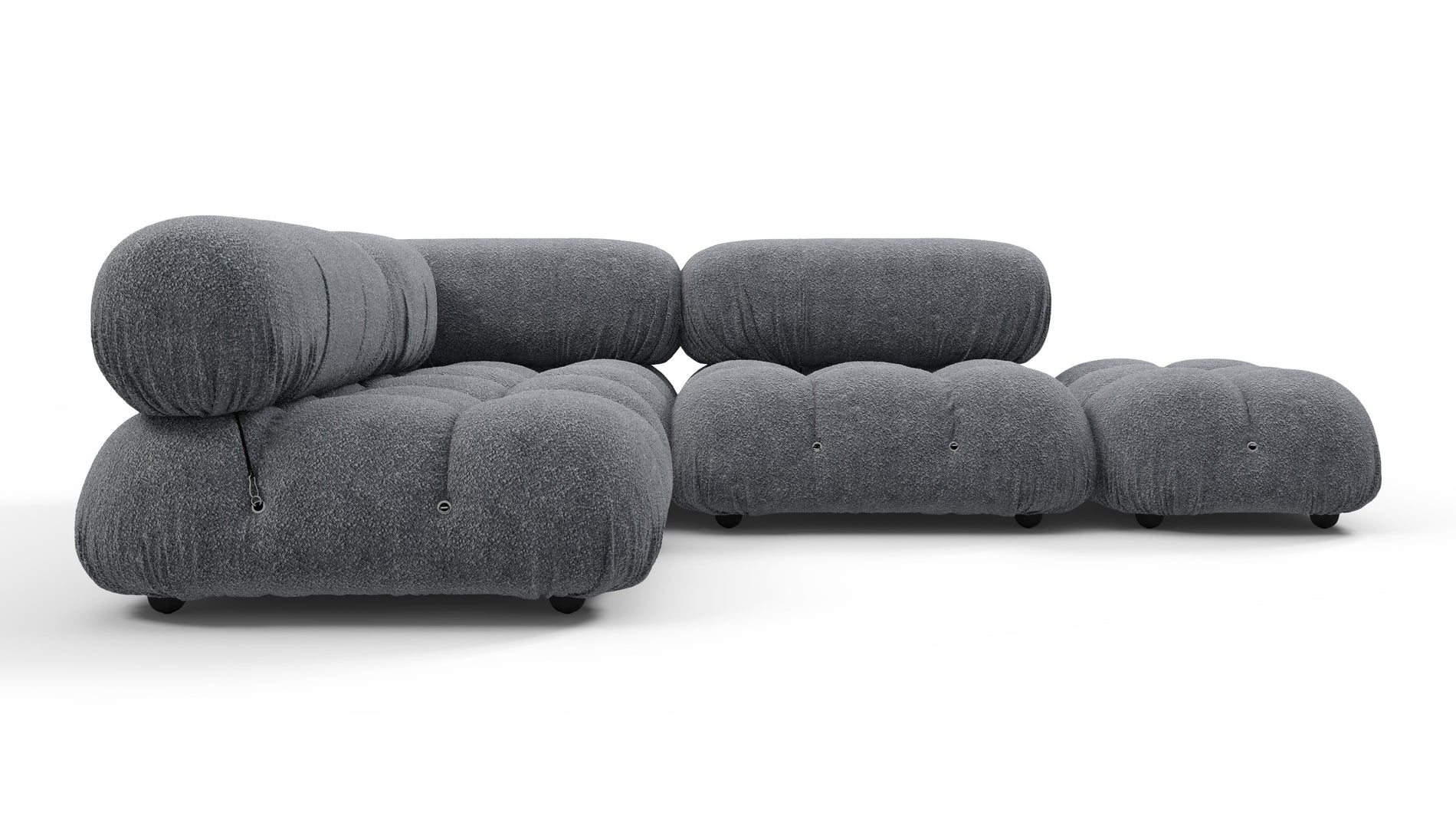 Bellini SectionalGrau Boucle