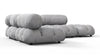 Bellini Sectional - Light Gray Velvet - Image 2