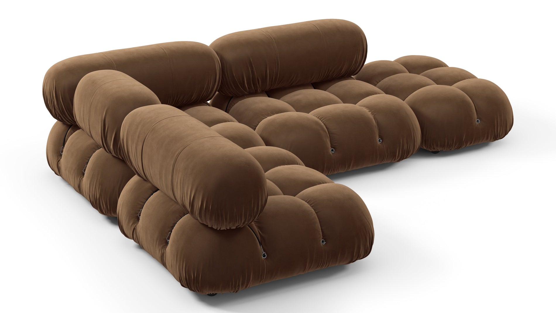 Bellini SectionalMokka Velvet