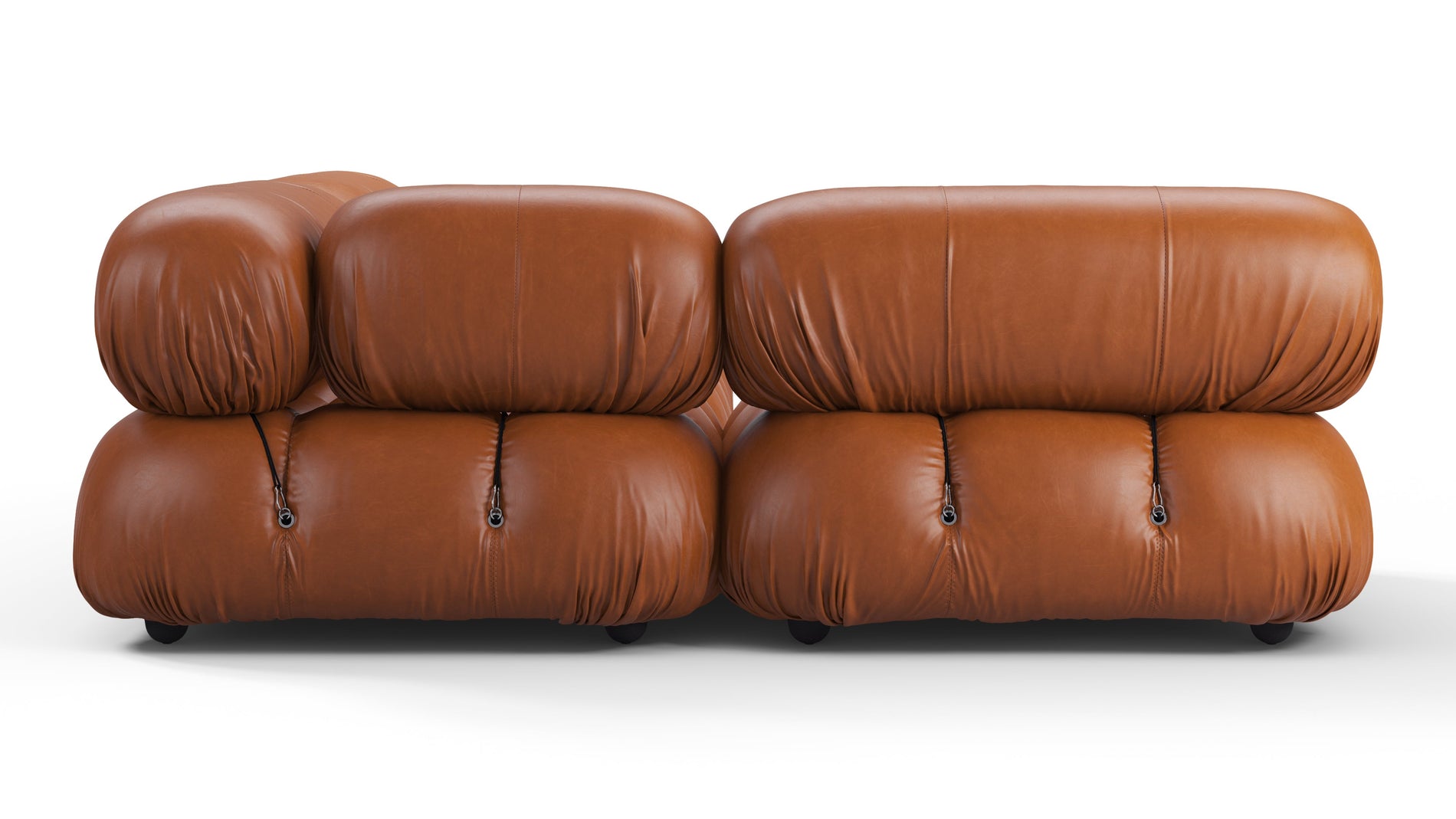 Bellini SectionalTan Premiumleder